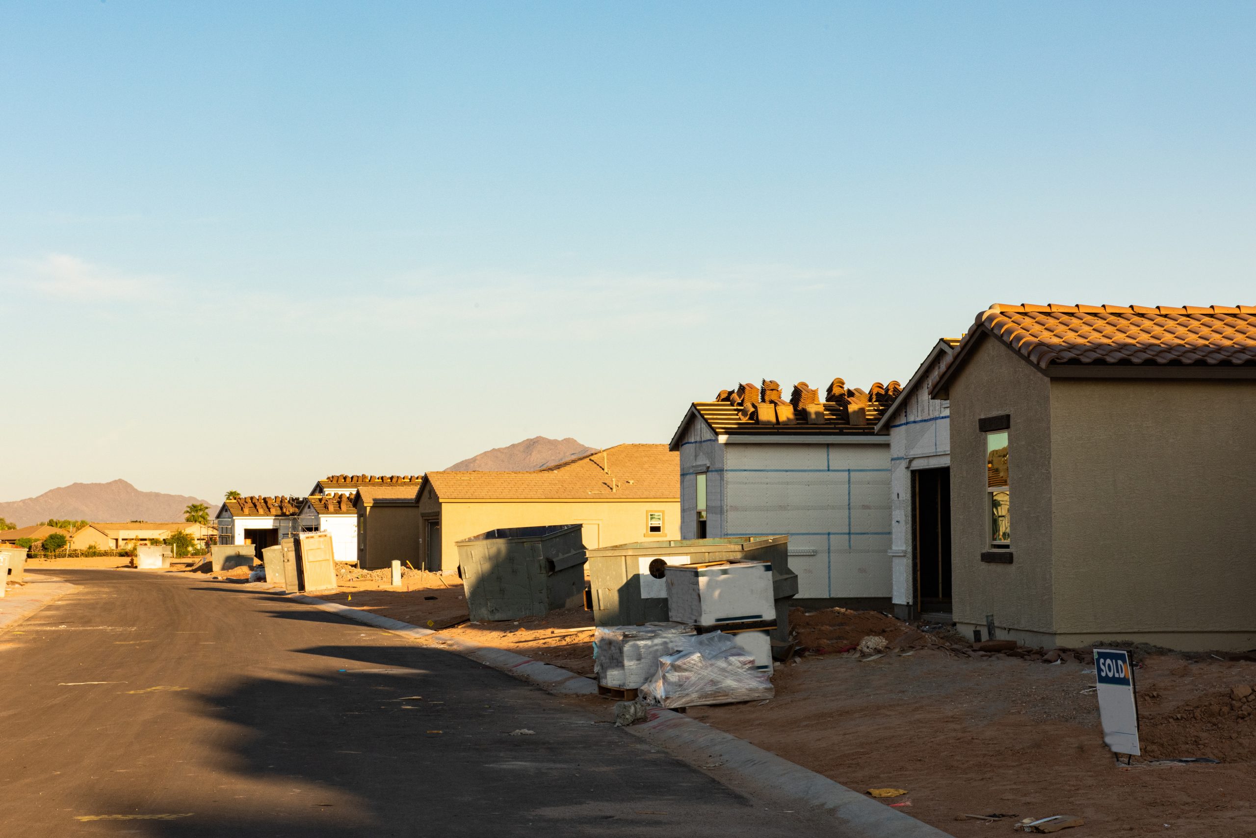New house construction Street View